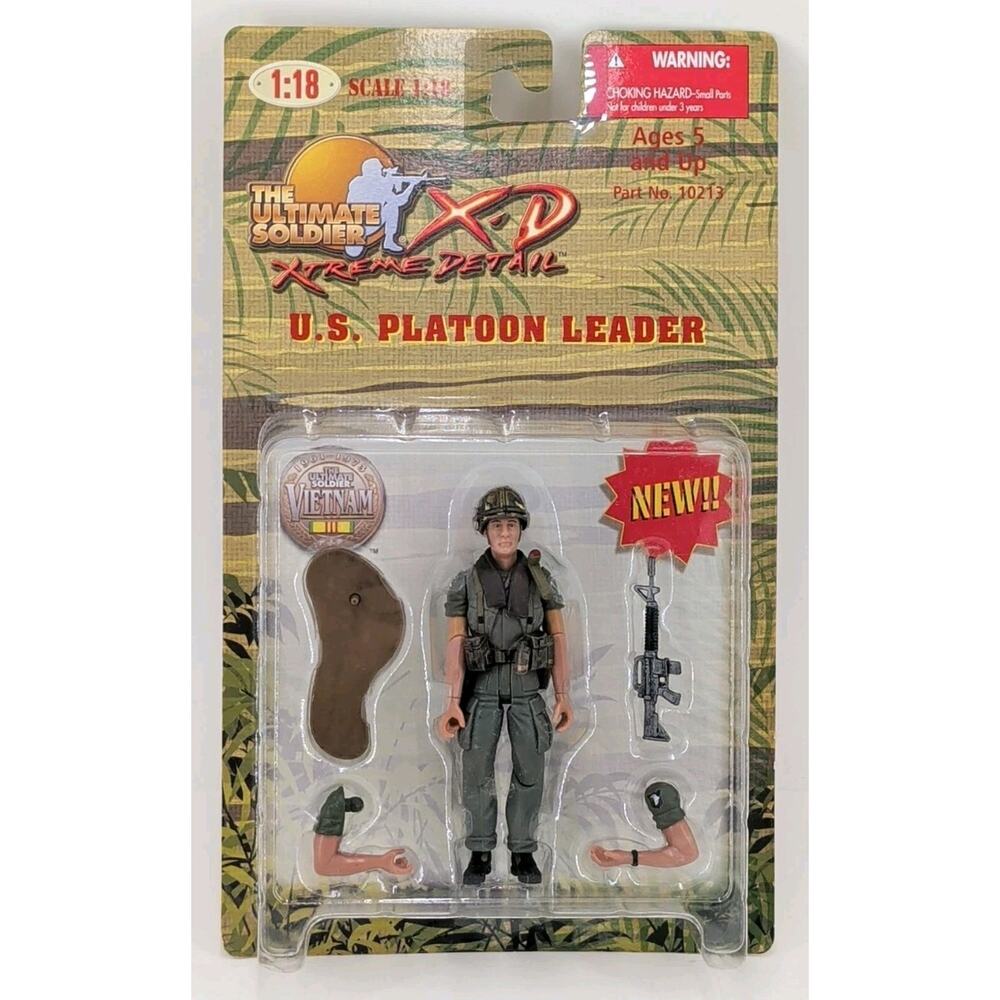 NEW 21st Century Toys Ultimate Soldier XD Vietnam U.S. Platoon Leader 1:18 Scale